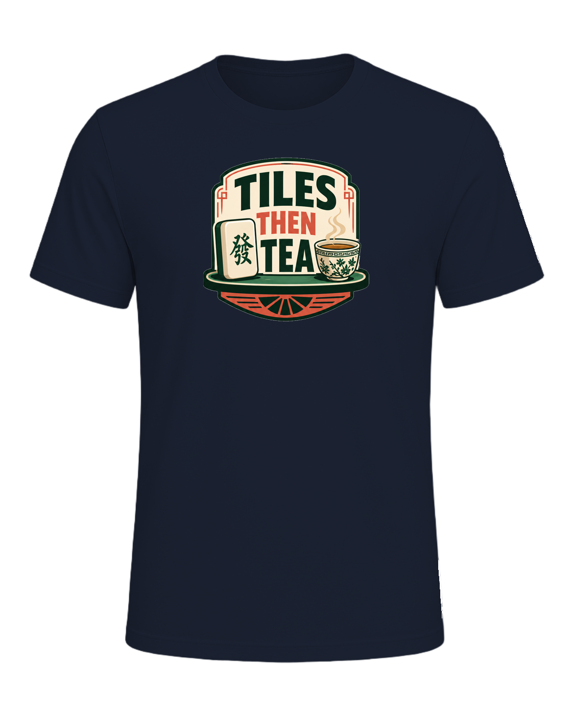 TILES THEN TEA — Navy