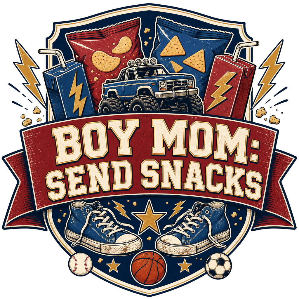 BOY MOM: SEND SNACKS