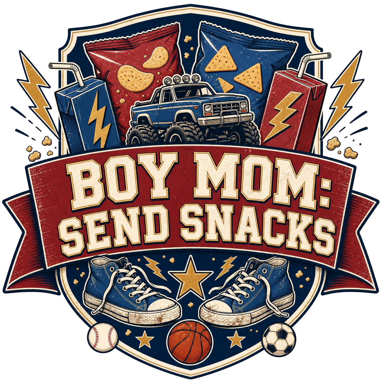 BOY MOM: SEND SNACKS