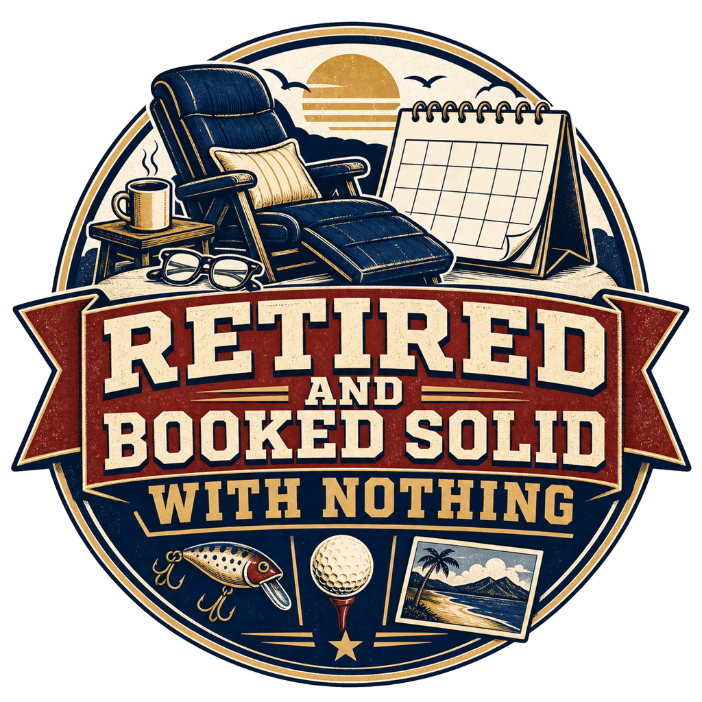 Retired and booked solid with nothing