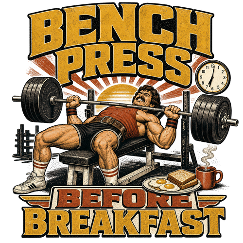 BENCH PRESS BEFORE BREAKFAST