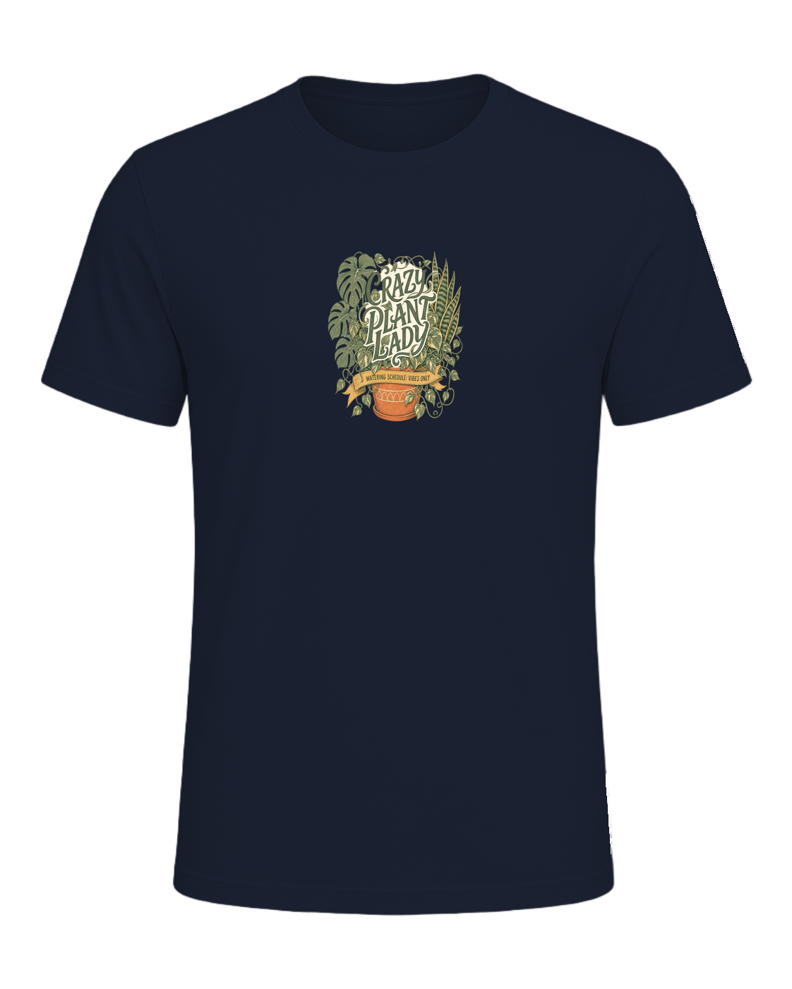 CRAZY PLANT LADY — Navy