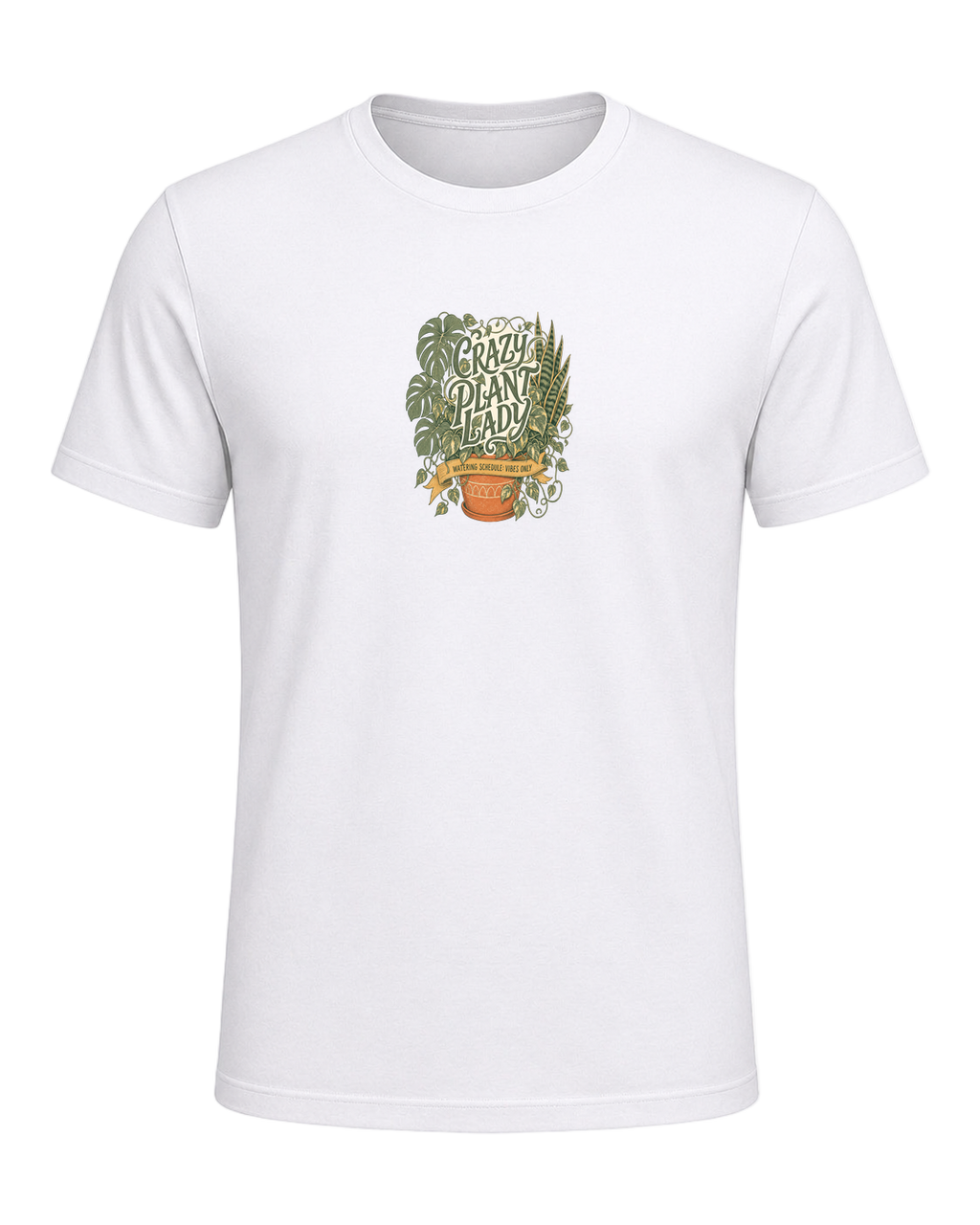 CRAZY PLANT LADY — White