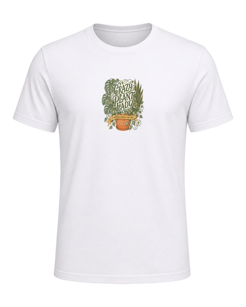 CRAZY PLANT LADY — White