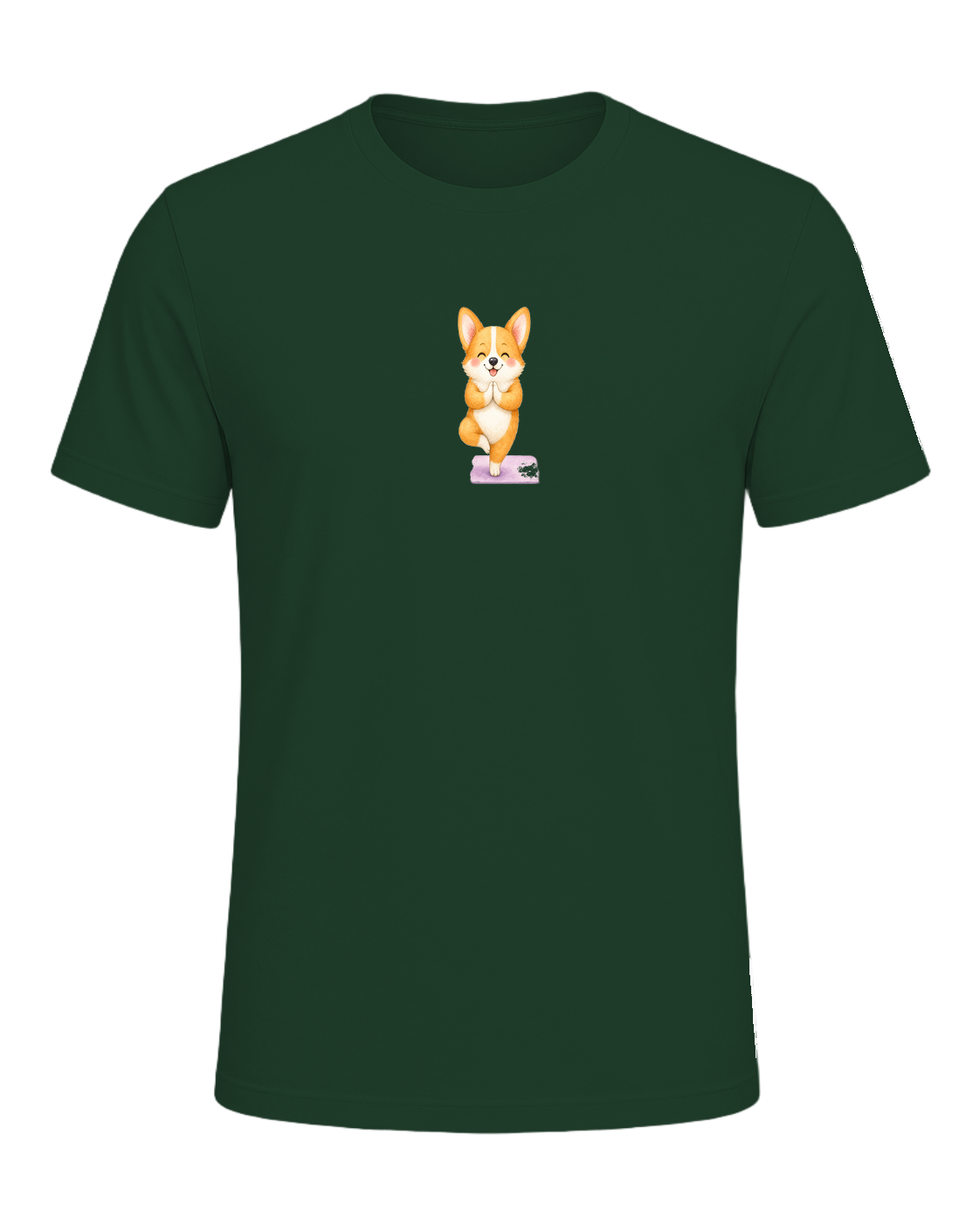 Corgi + Yoga — Forest