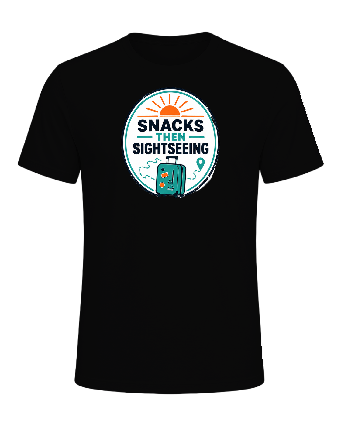 SNACKS THEN SIGHTSEEING — Black