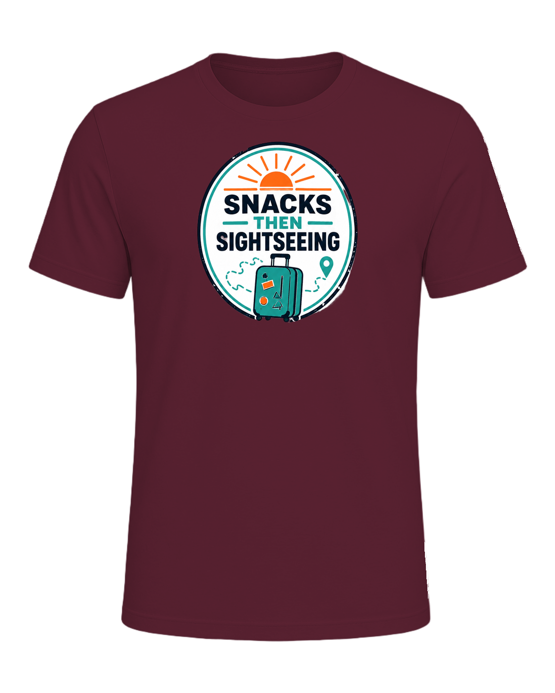 SNACKS THEN SIGHTSEEING — Maroon
