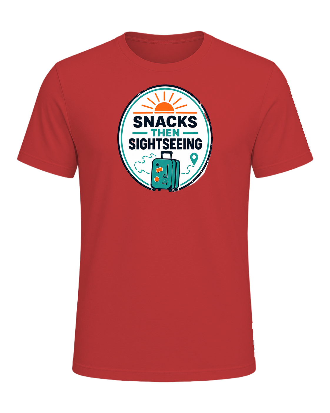 SNACKS THEN SIGHTSEEING — Red