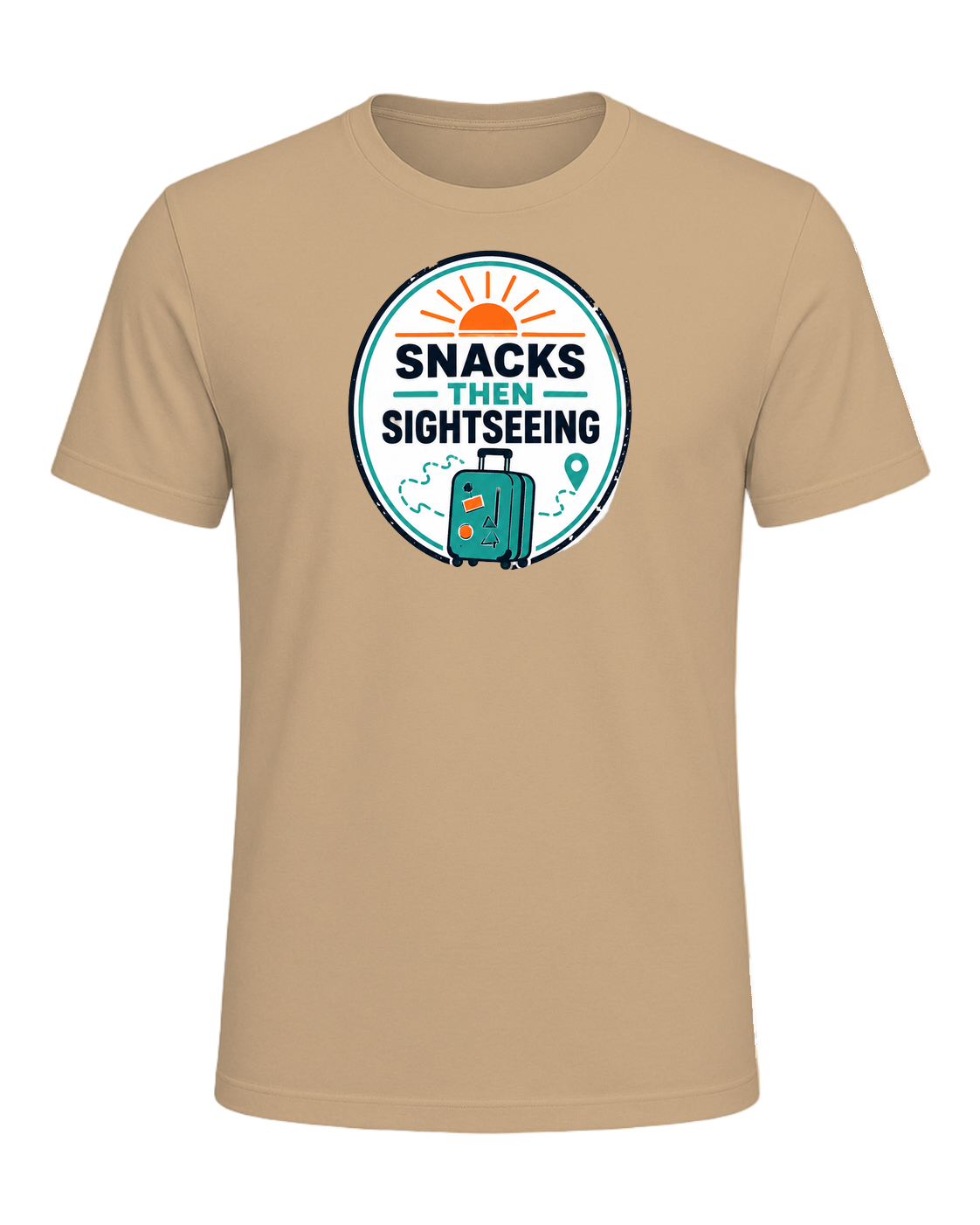 SNACKS THEN SIGHTSEEING — Tan