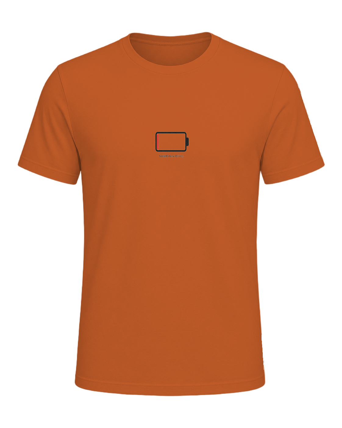 Social Battery Empty — Orange