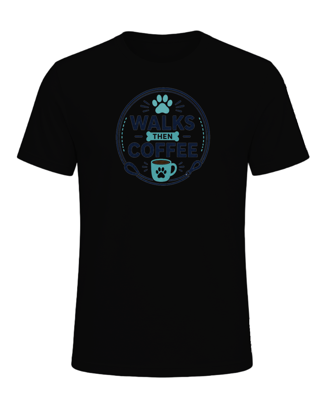 WALKS THEN COFFEE — Black