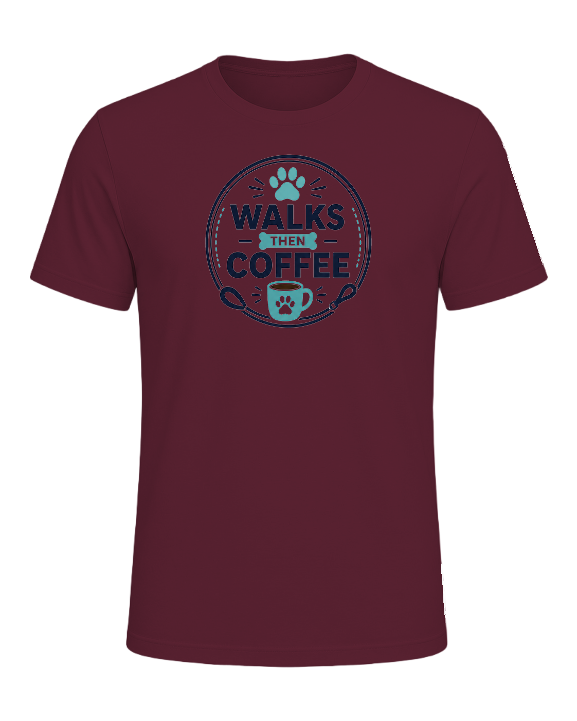 WALKS THEN COFFEE — Maroon