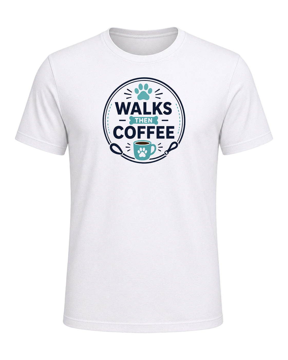 WALKS THEN COFFEE — White