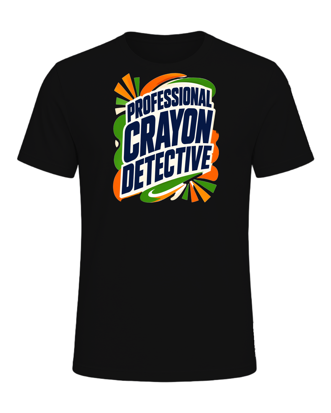 PROFESSIONAL CRAYON DETECTIVE — Vintage Black