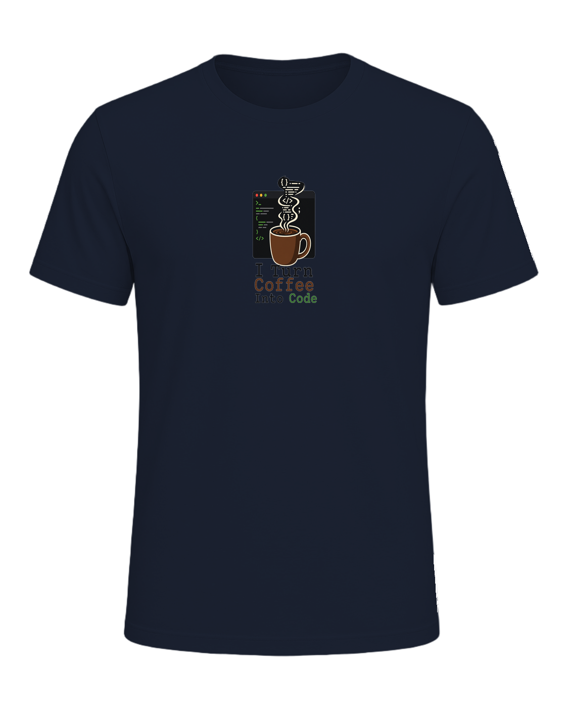 Coffee + Programmer — Navy