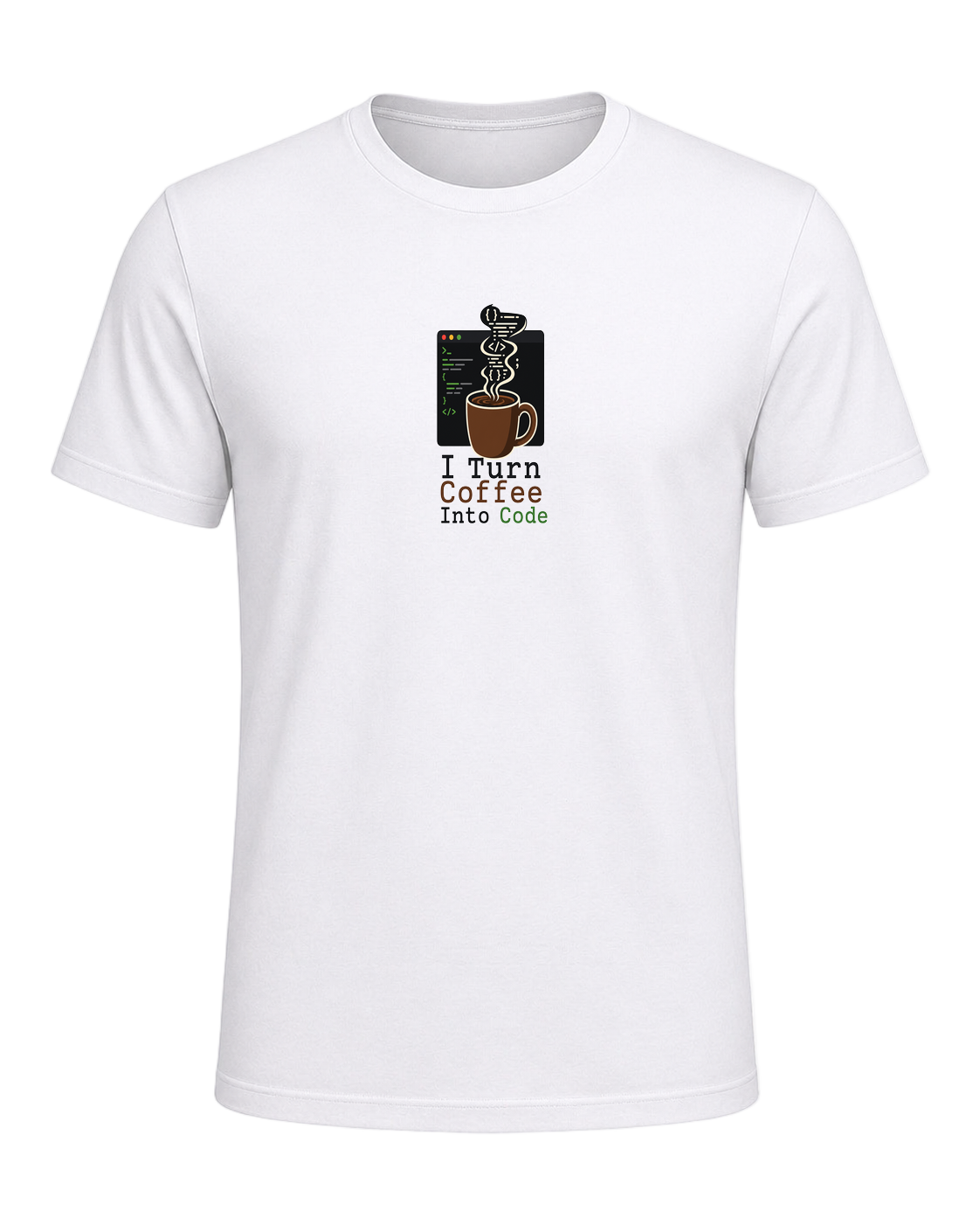 Coffee + Programmer — White