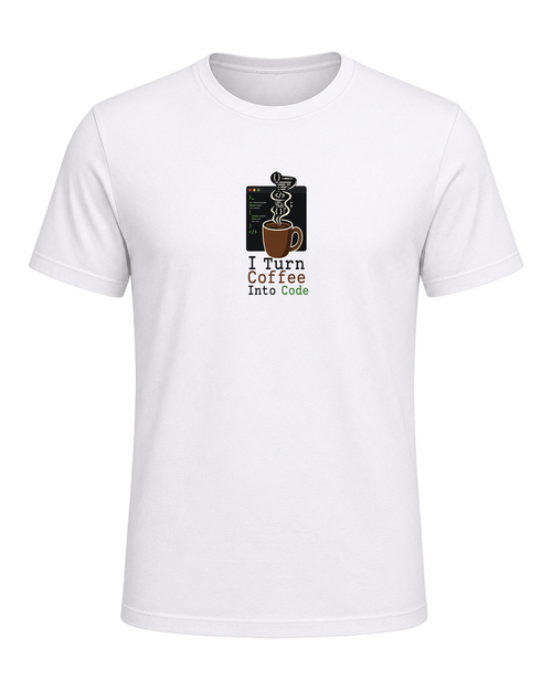 Coffee + Programmer — White