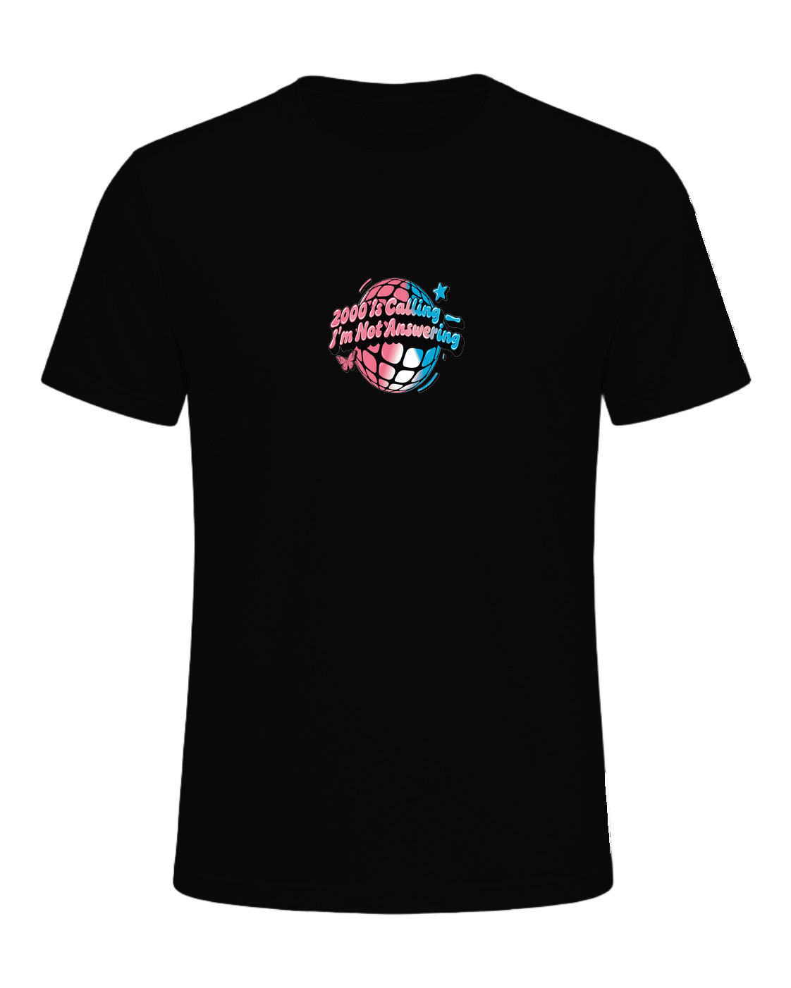 Y2K Chrome Style — Black