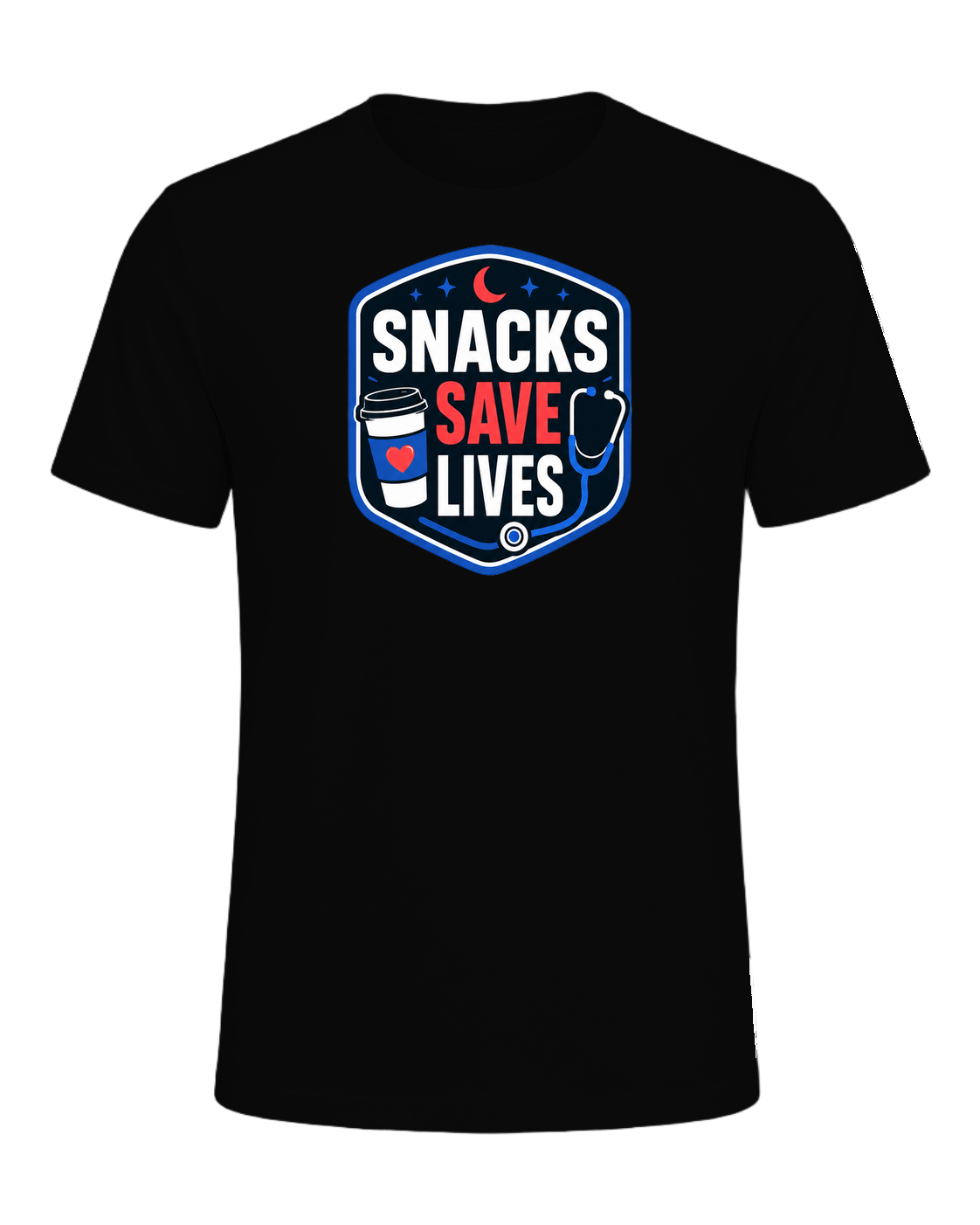 SNACKS SAVE LIVES — Black