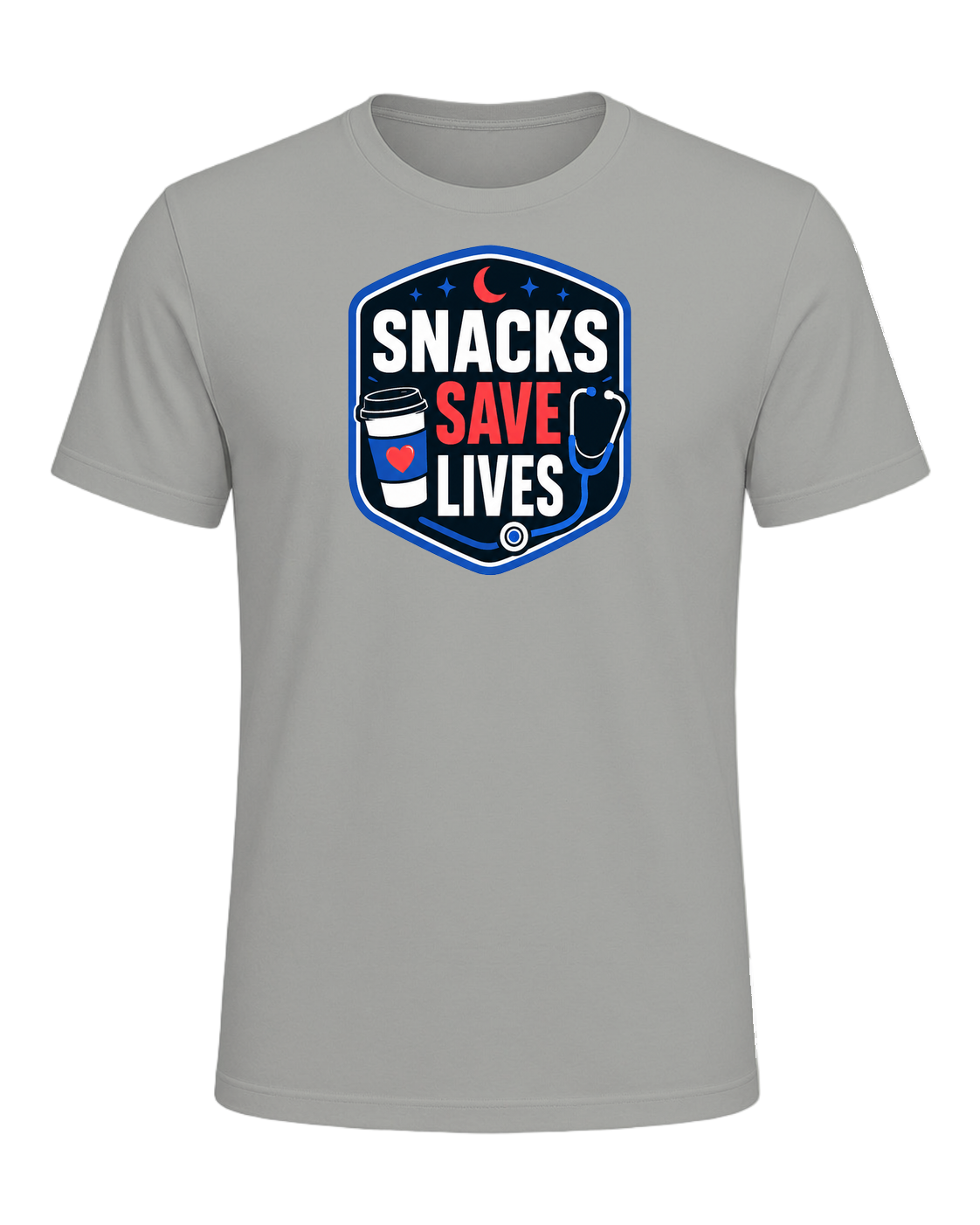 SNACKS SAVE LIVES — Gray