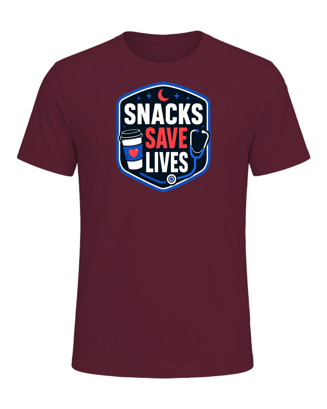 SNACKS SAVE LIVES — Maroon