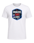 SNACKS SAVE LIVES — White