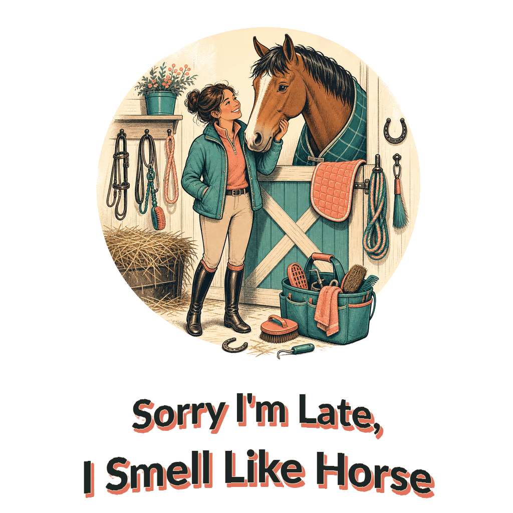 Sorry I'm Late, I Smell Like Horse