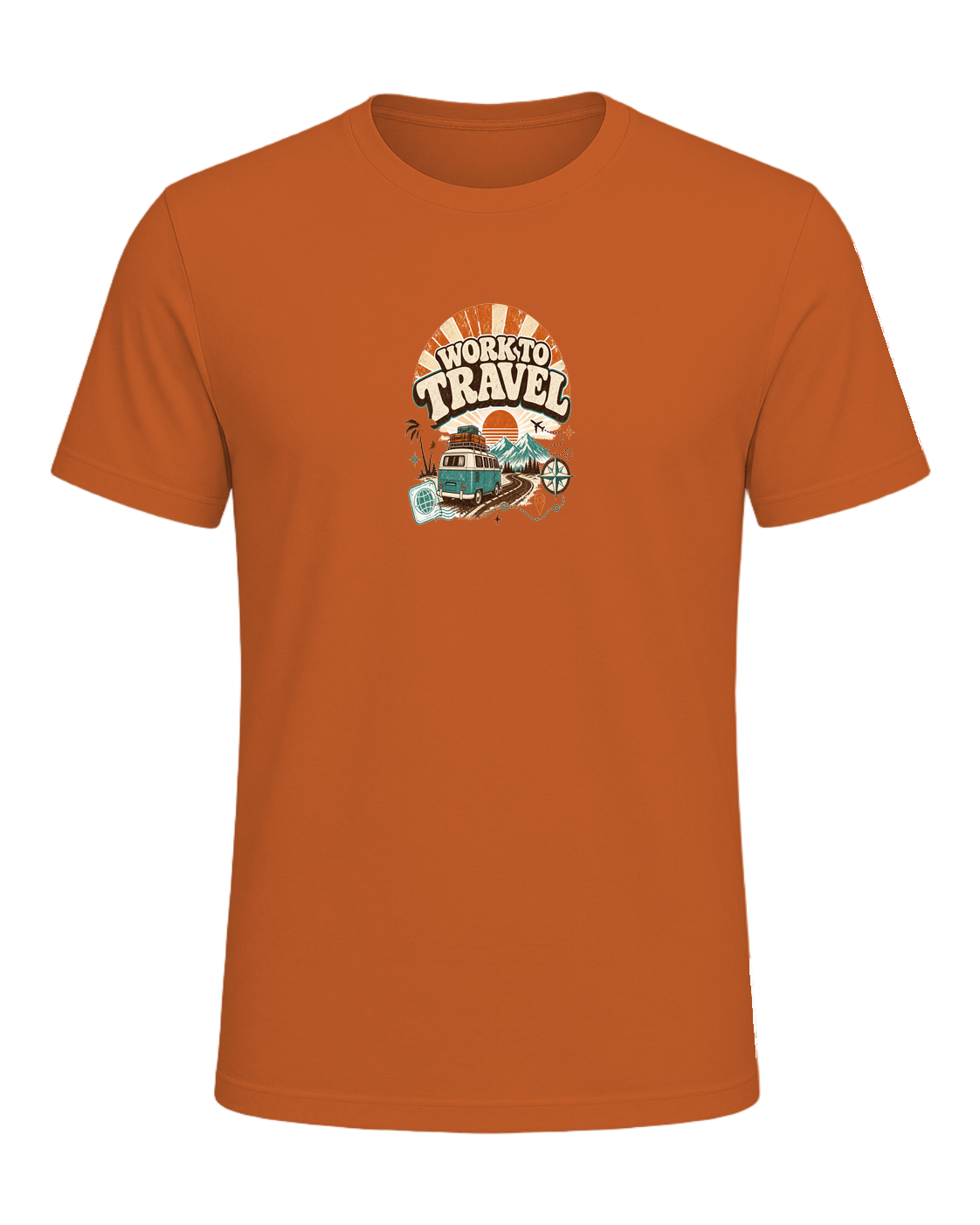 WORK TO TRAVEL — Orange