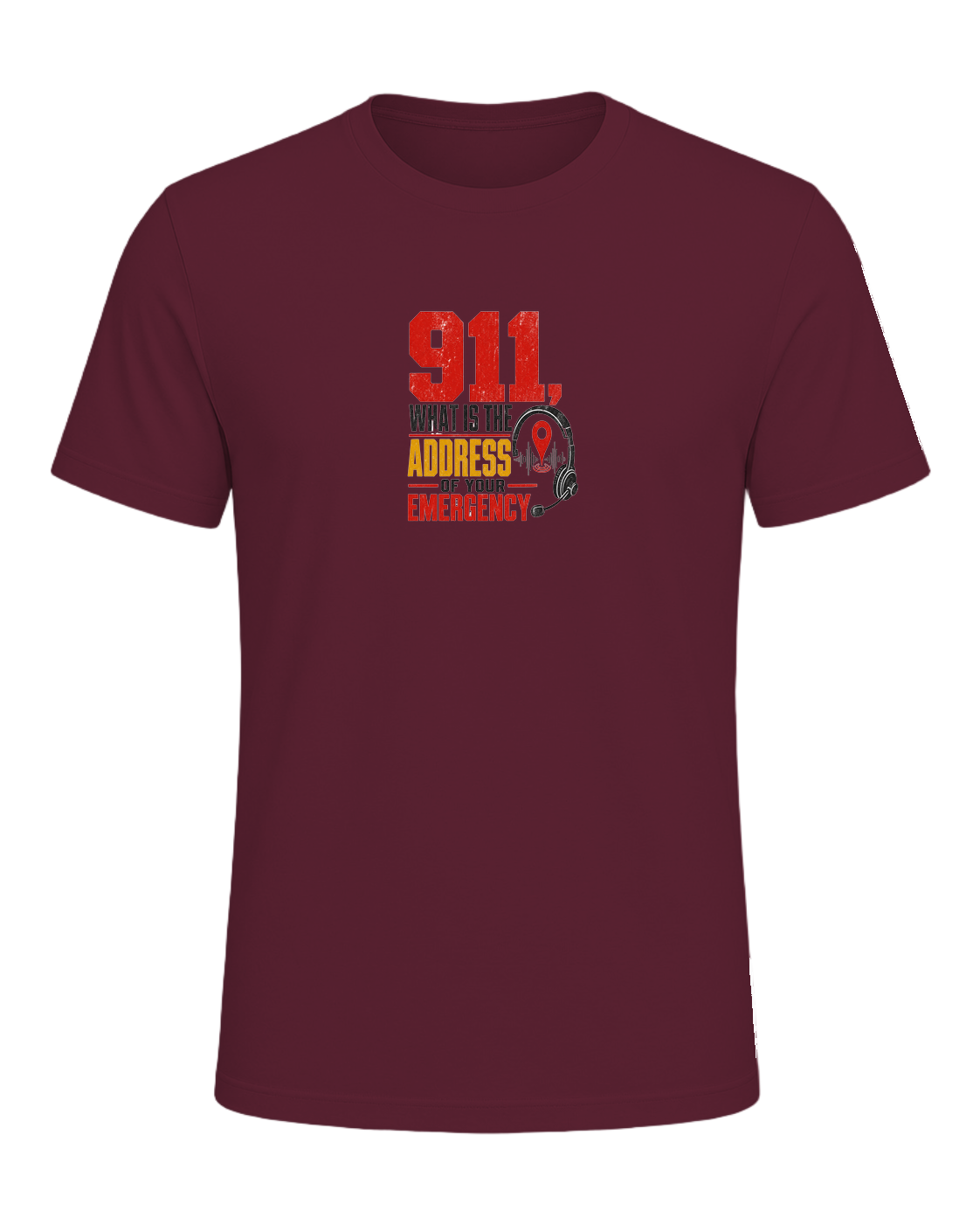 911, what is the address of your emergency — Maroon