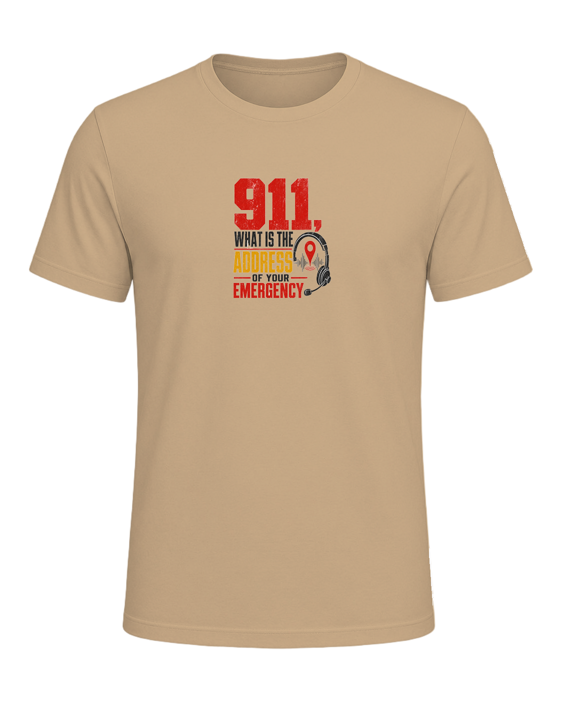 911, what is the address of your emergency — Tan
