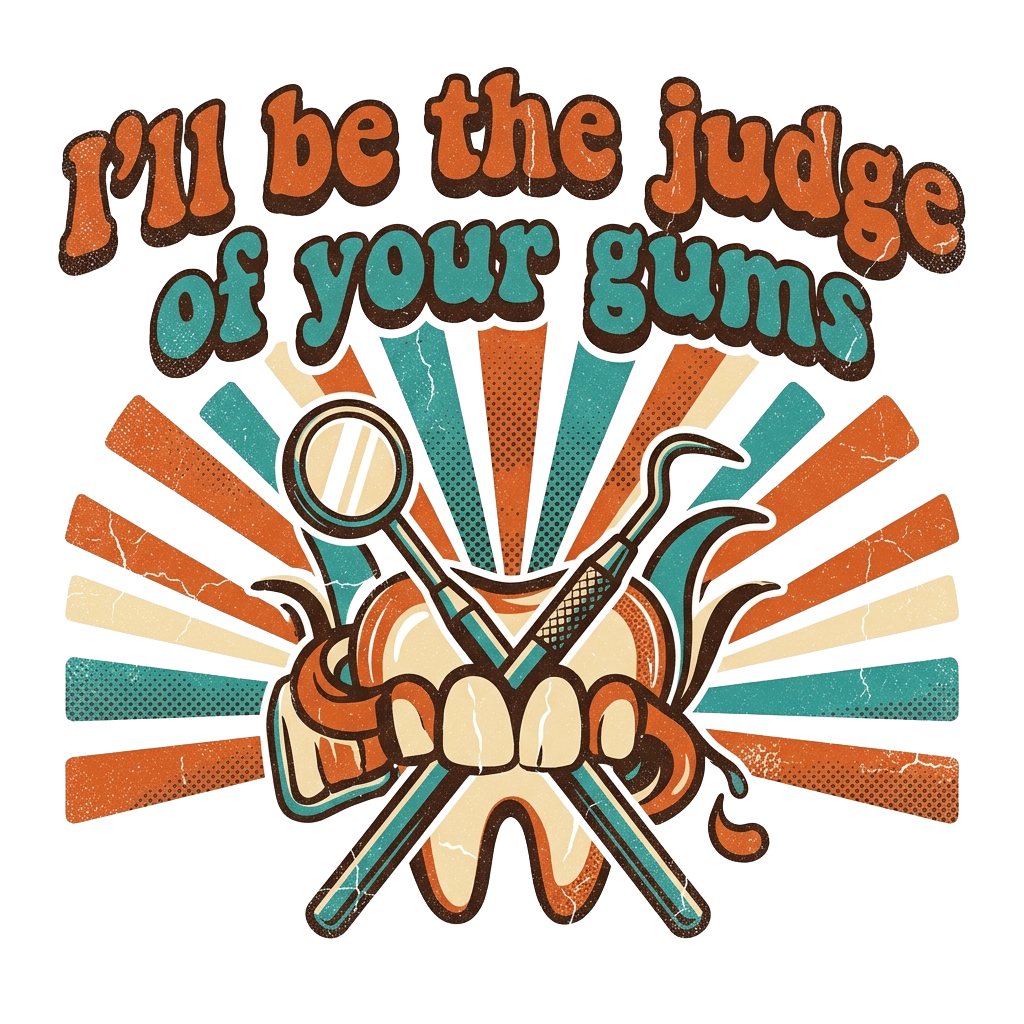 I'll be the judge of your gums