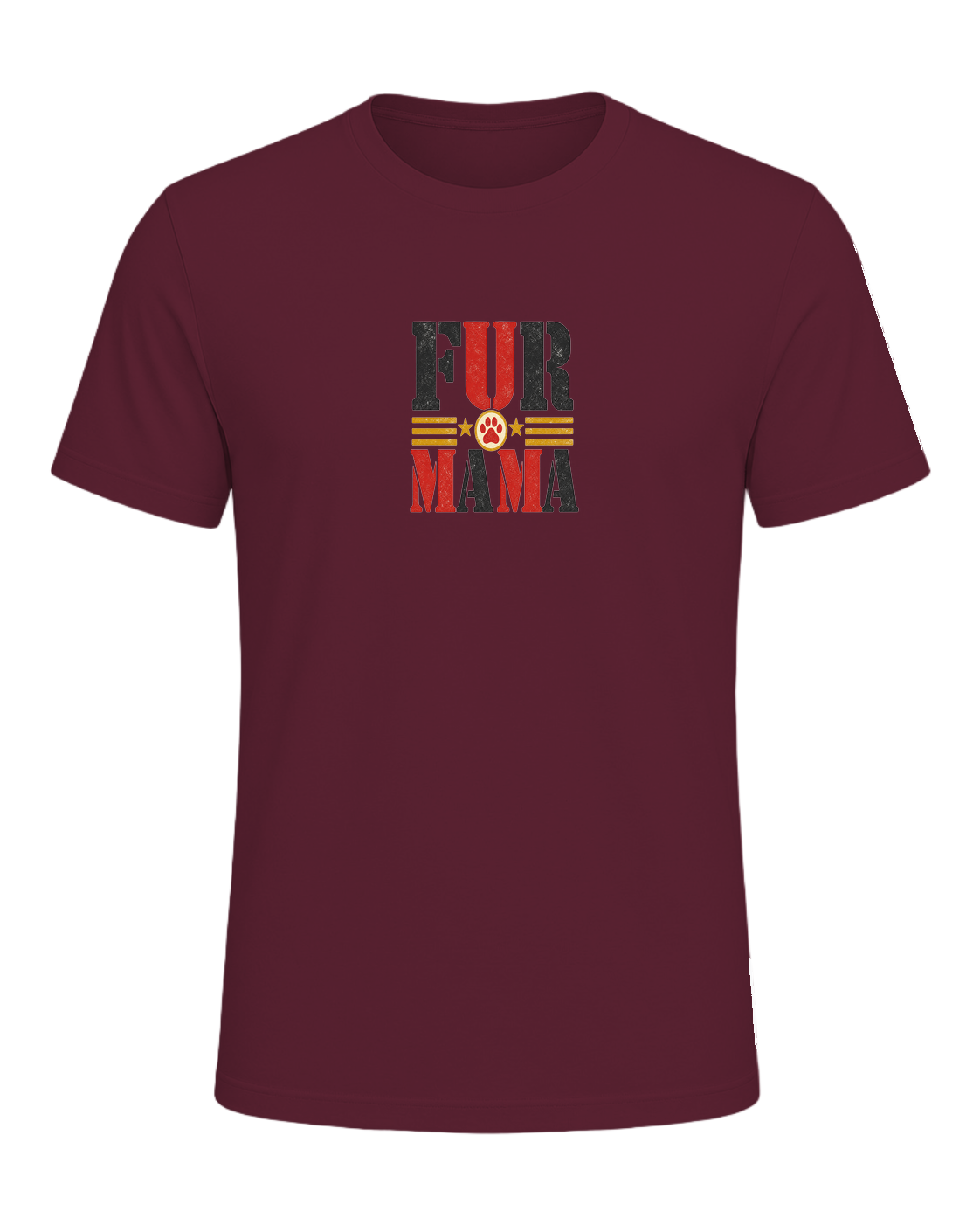 FUR MAMA — Maroon