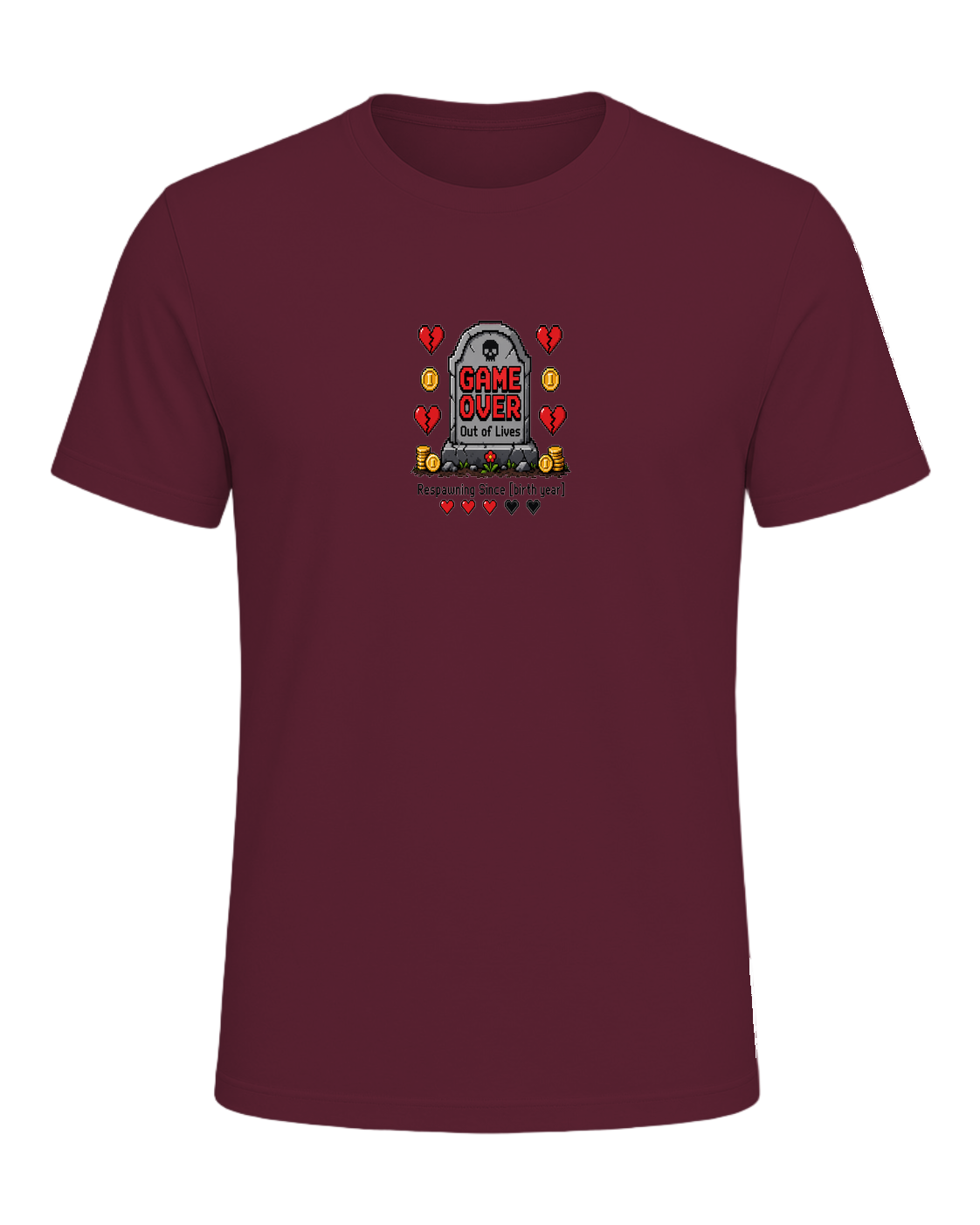 Game Over Humor — Maroon