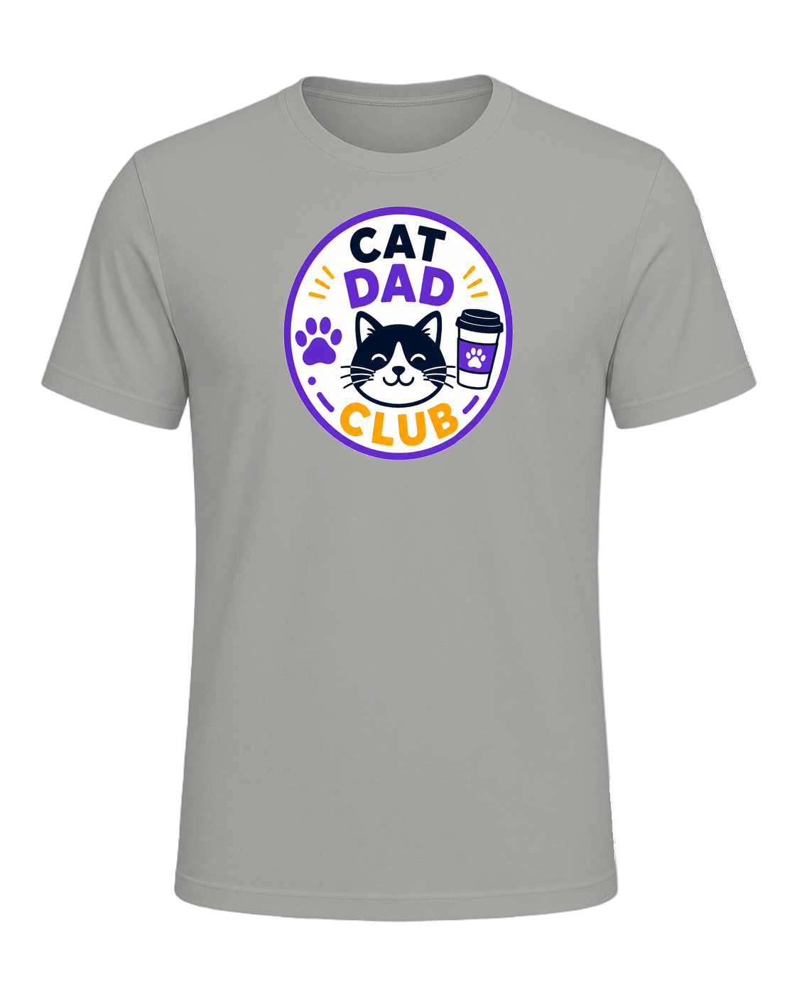 CAT DAD CLUB — Gray