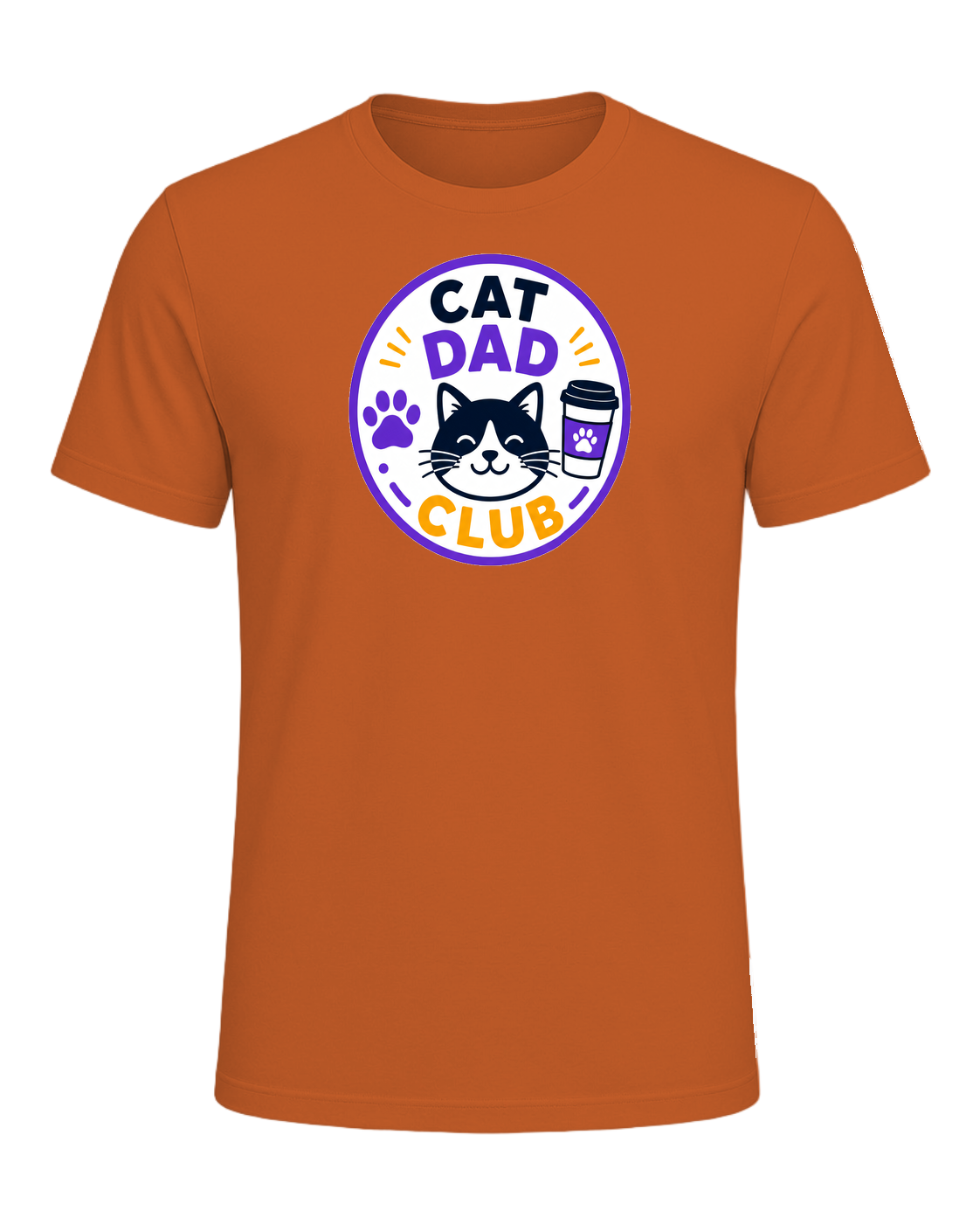 CAT DAD CLUB — Orange