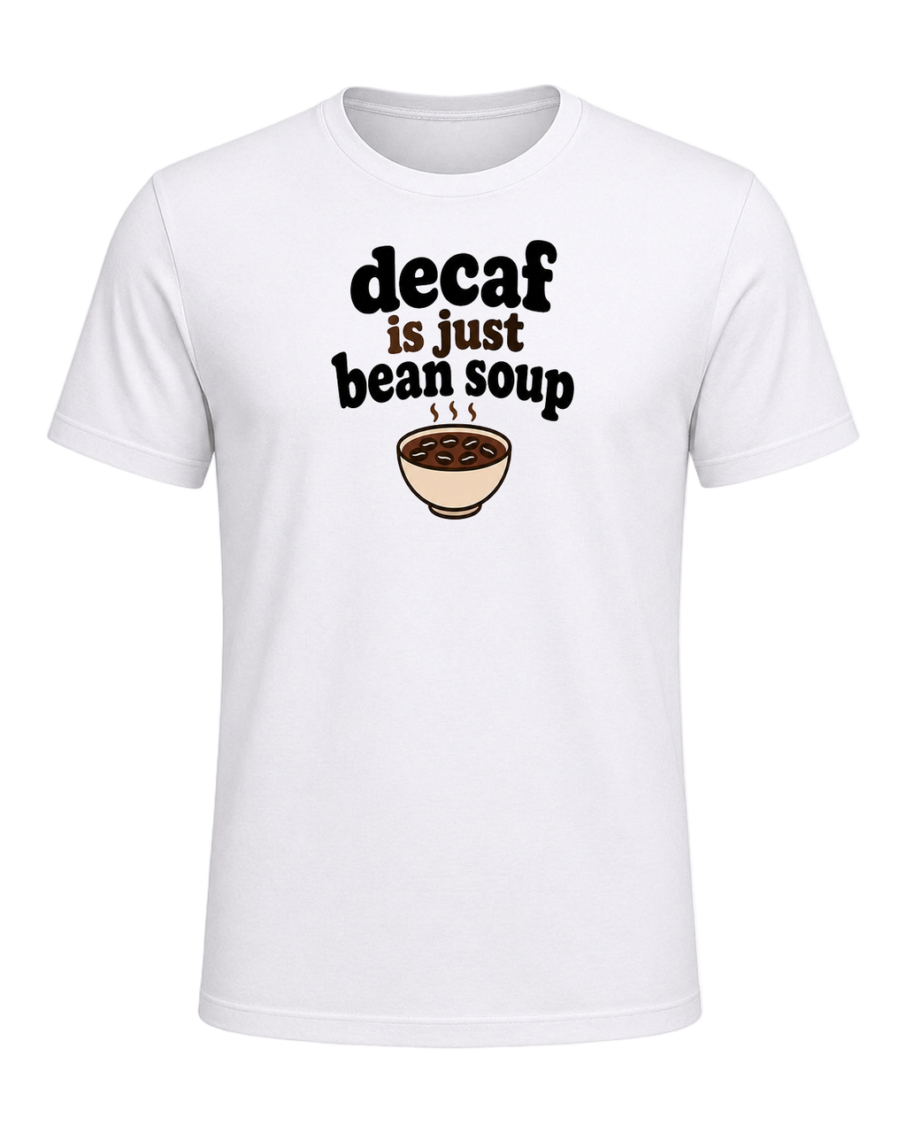 decaf is just bean soup — White