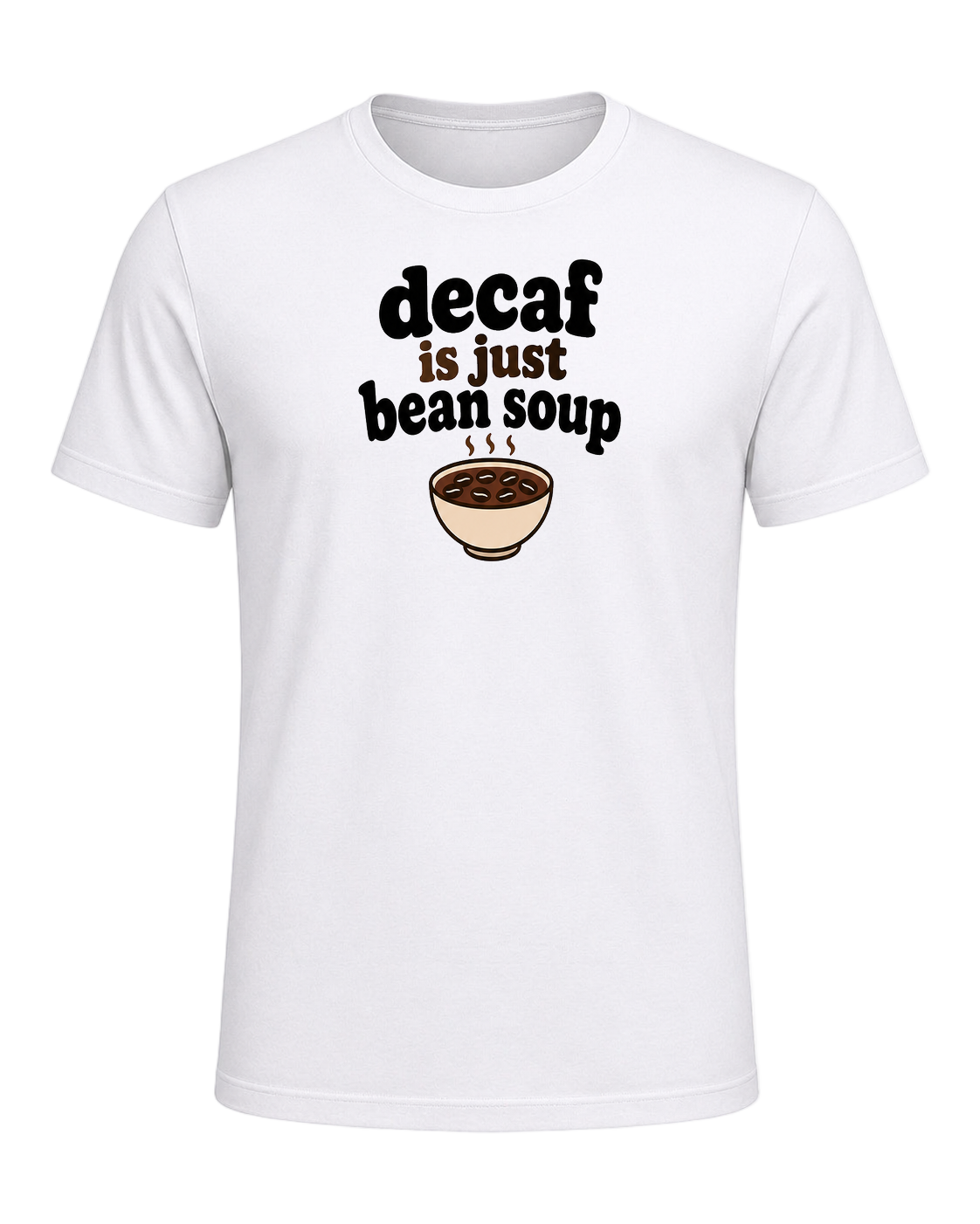 decaf is just bean soup — White