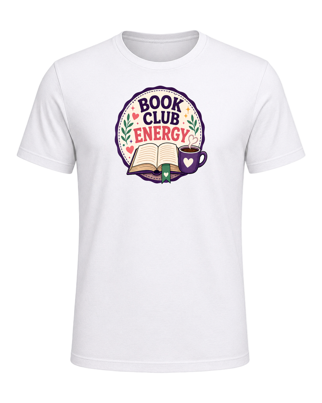 BOOK CLUB ENERGY — White