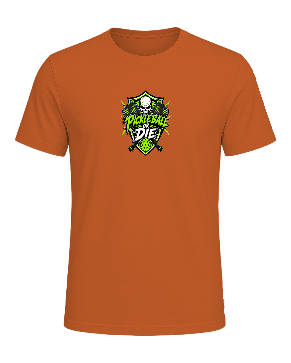 Pickleball Player — Orange