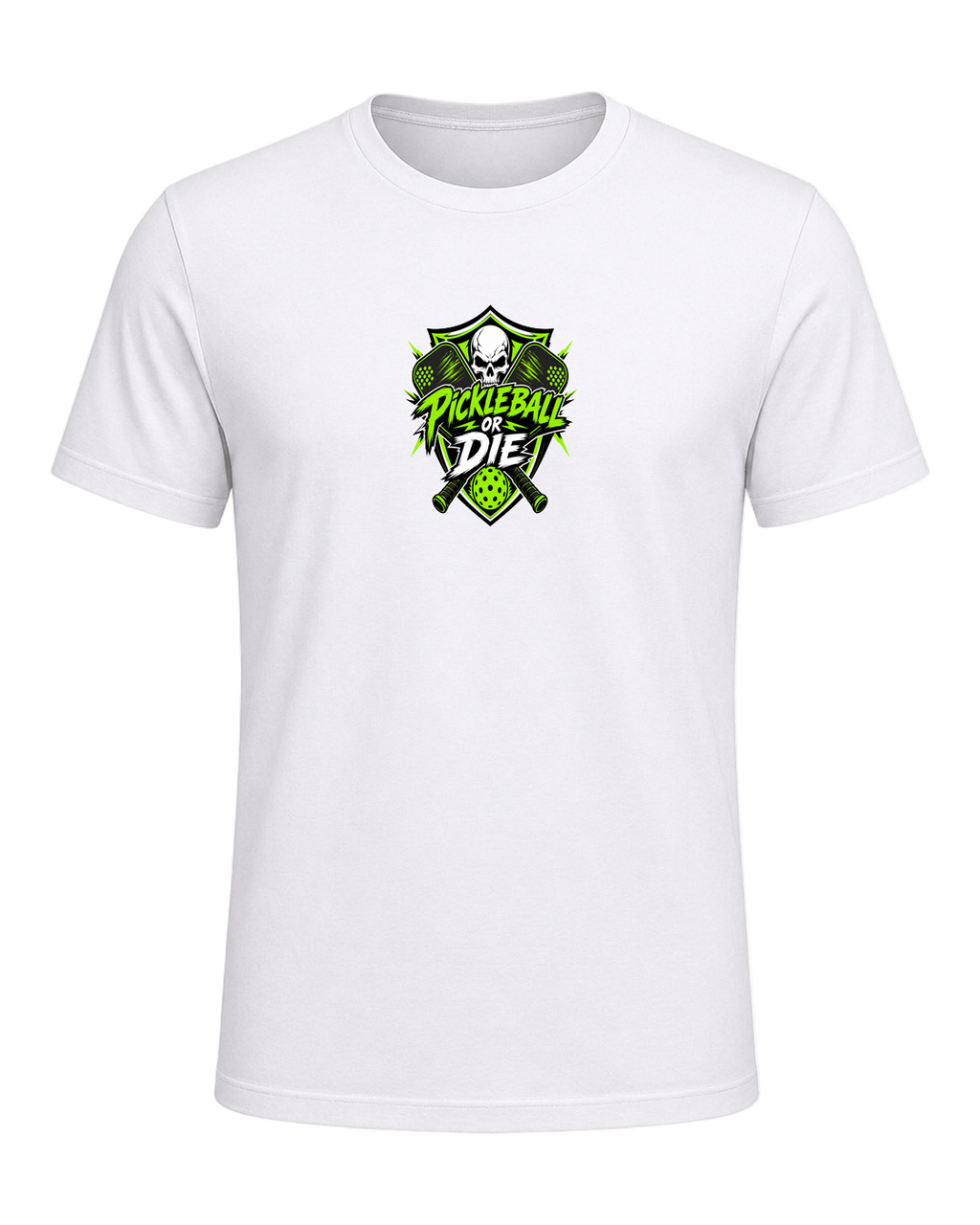 Pickleball Player — White