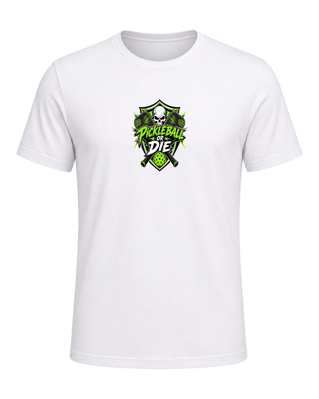 Pickleball Player — White
