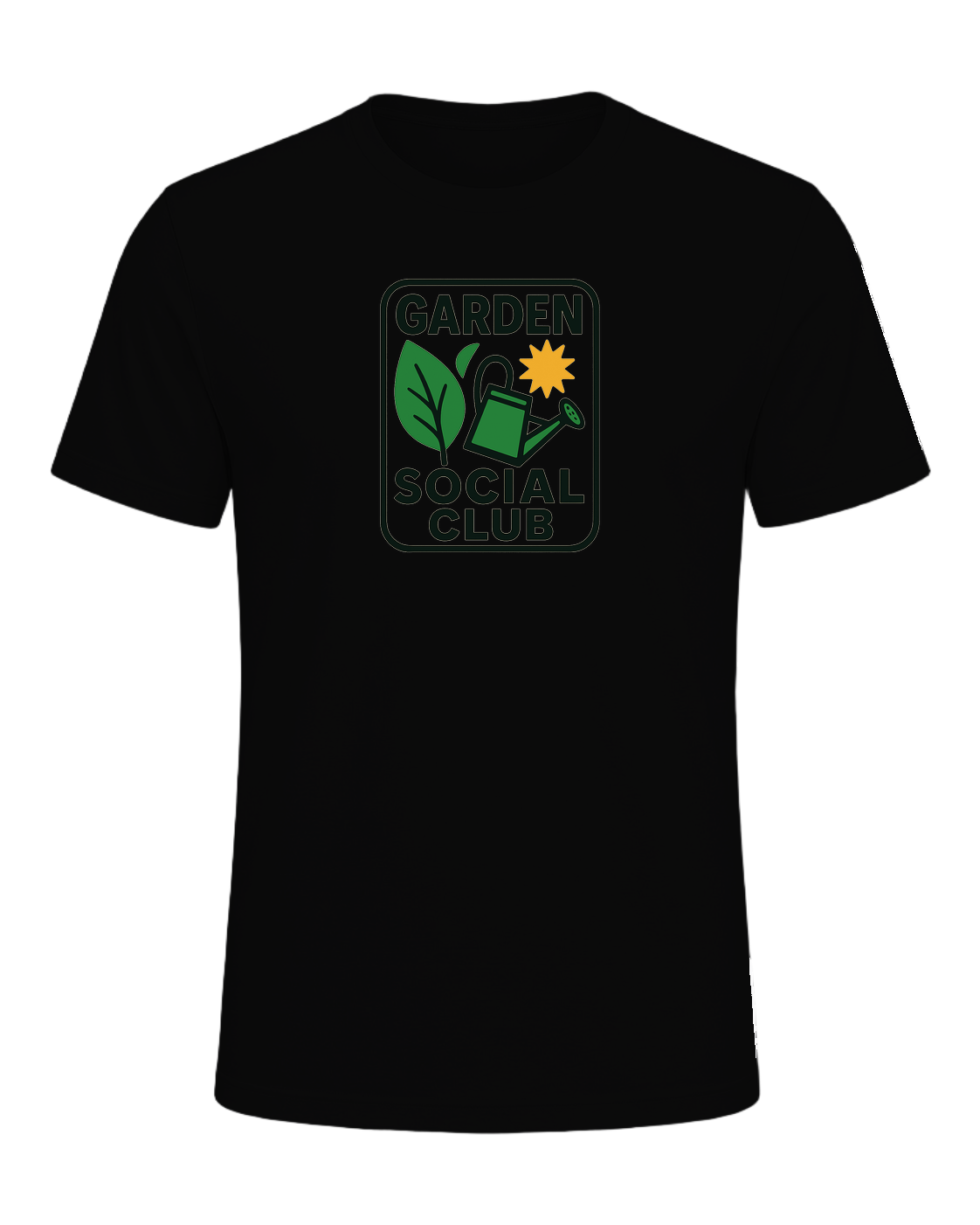 GARDEN SOCIAL CLUB — Black