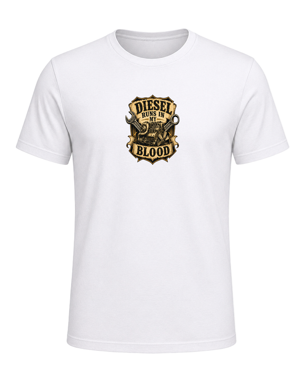 Diesel Mechanic — White