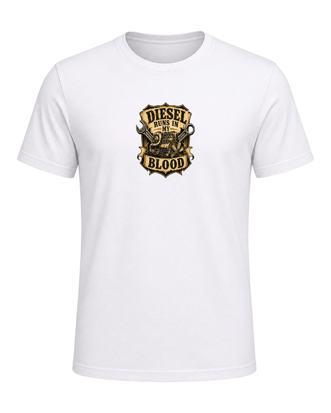 Diesel Mechanic — White