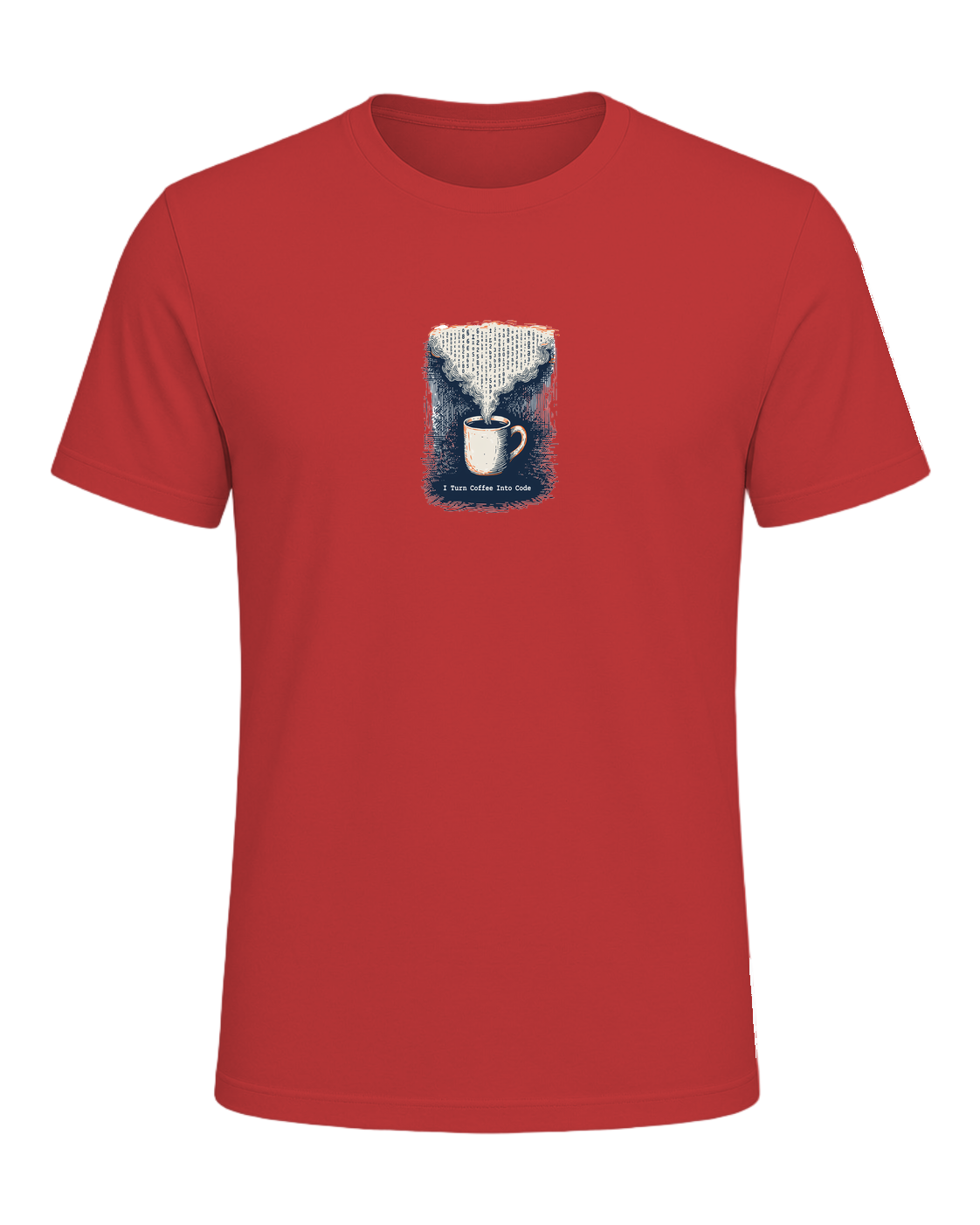 Coffee + Programmer — Red