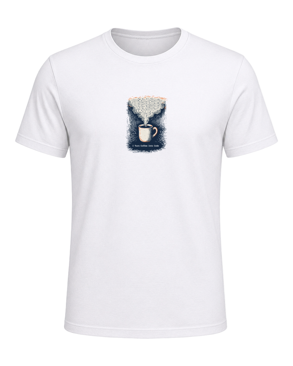 Coffee + Programmer — White