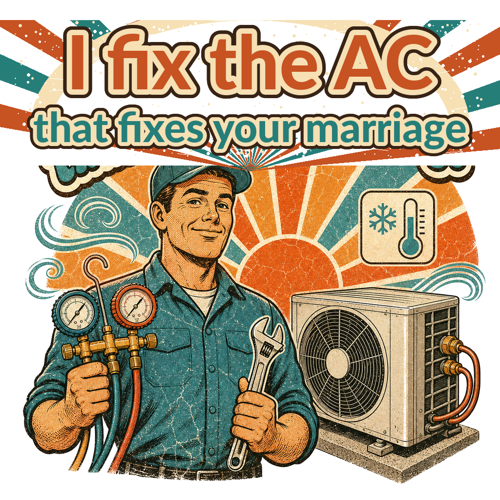I fix the AC that fixes your marriage