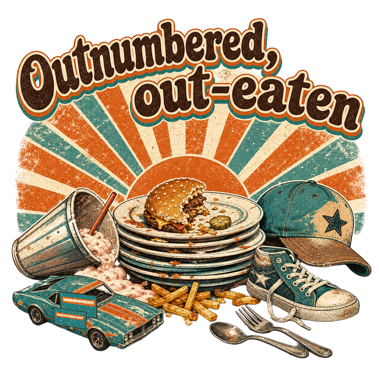 Outnumbered, out-eaten