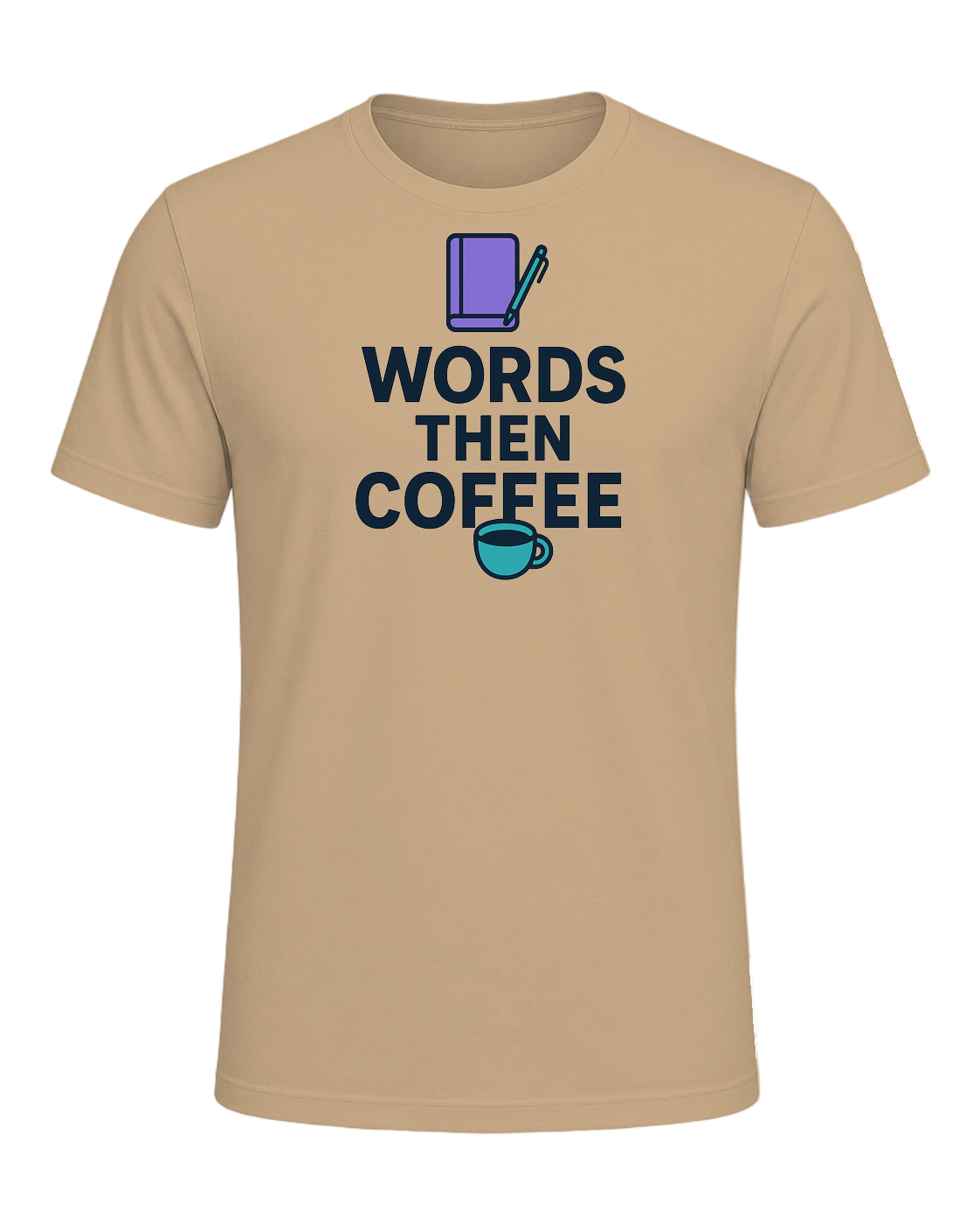 WORDS THEN COFFEE — Tan