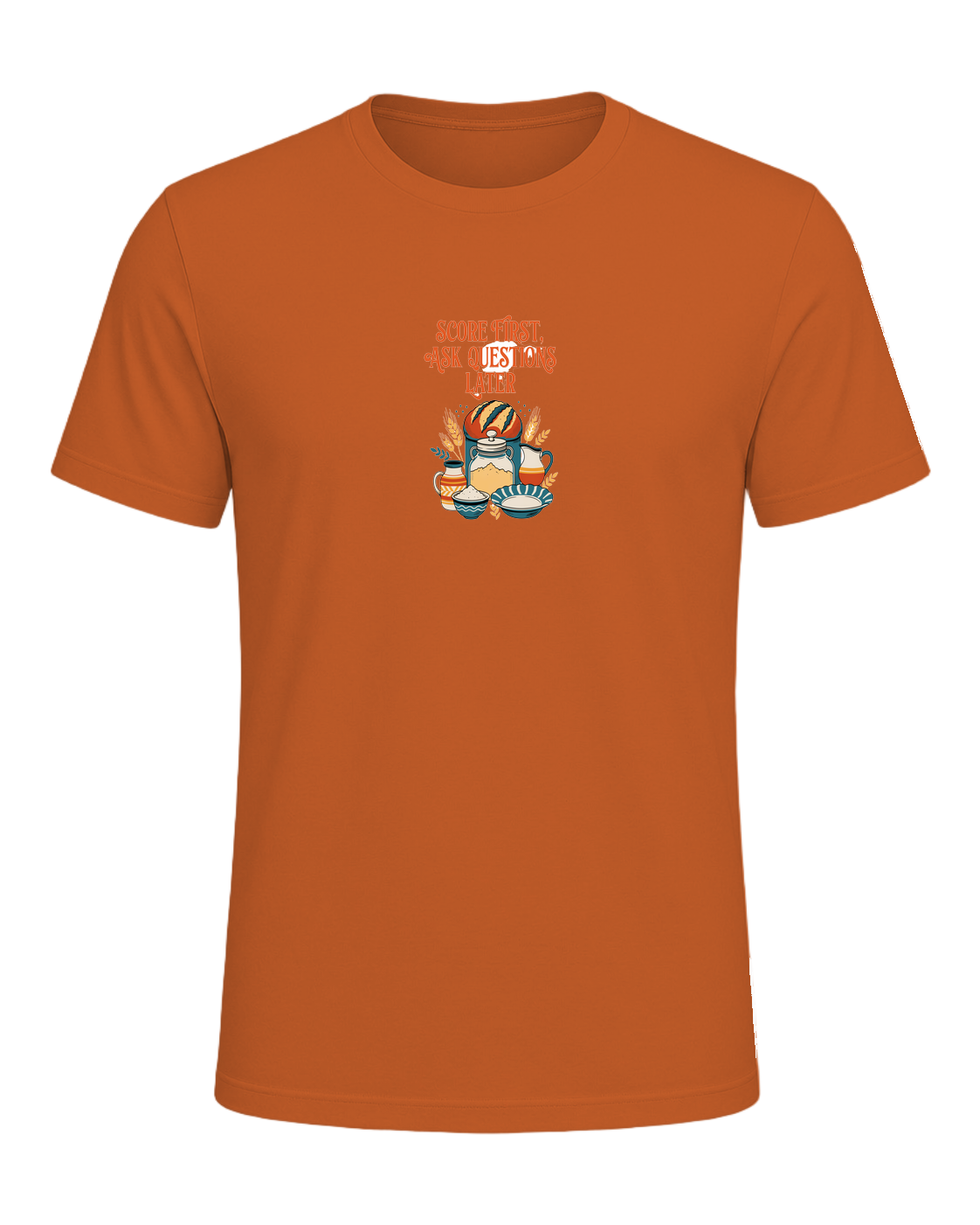 SCORE FIRST, ASK QUESTIONS LATER — Orange